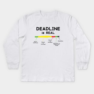 QA, Developer, Project Manager Kids Long Sleeve T-Shirt